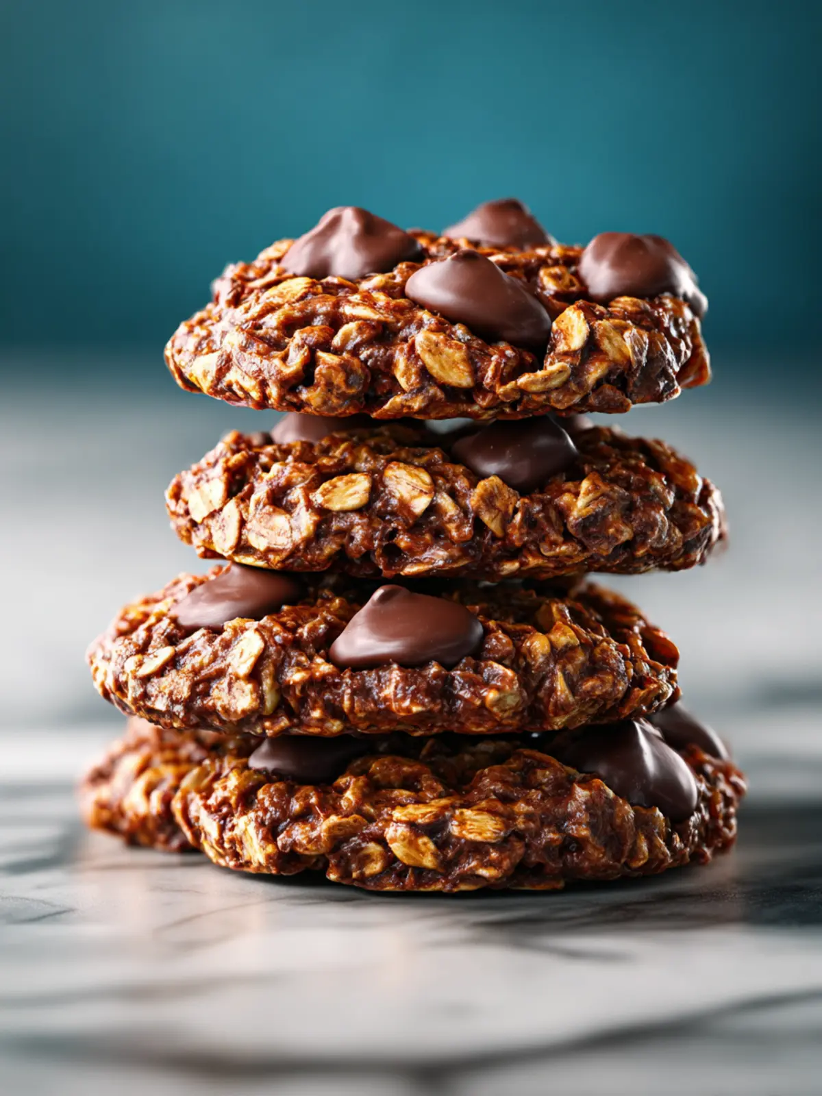 No-Bake Chocolate Oatmeal Cookies Recipe First Image