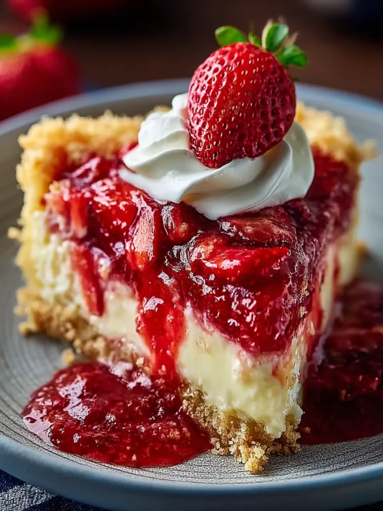 Strawberry Cheesecake Dump Cake First Image